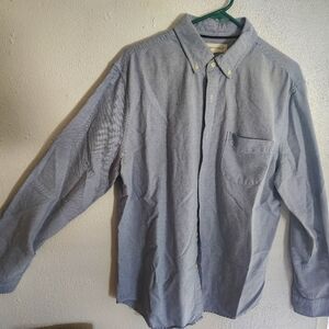 Large Aeropostale Blue Dress Shirt for Men